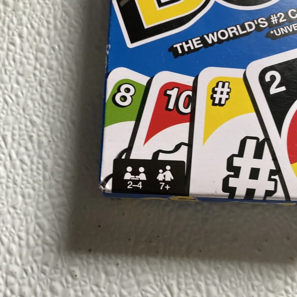 Mattel‎ DOS Card Game Unisex OS Multicolor Good Sealed Decks Family Fun